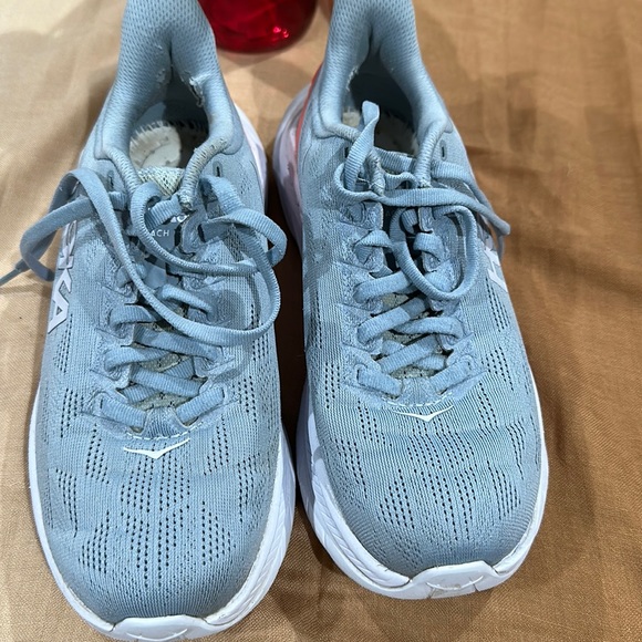 Hoka One One Shoes - HOKA ONE ONE Blue / Coral Women's HOKA Mach 4 Training Shoes  SIZE 5.5B